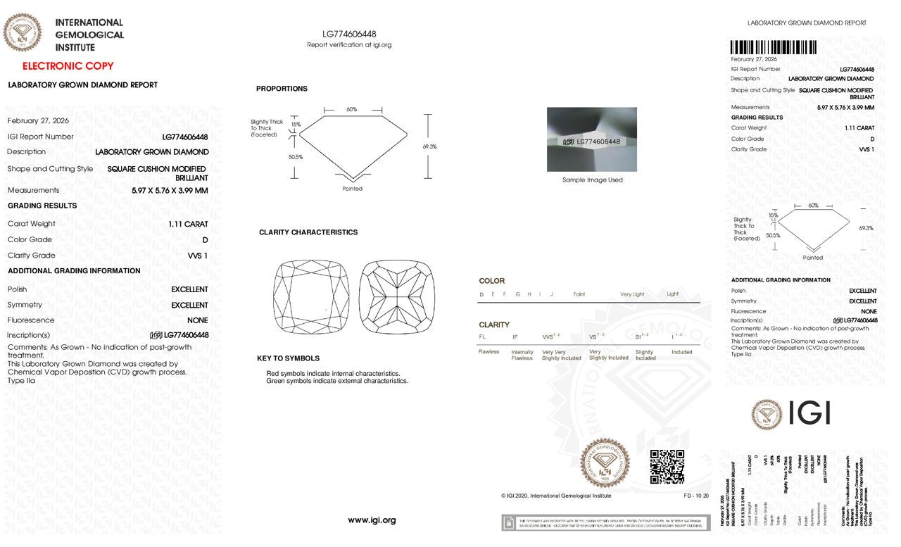 Cushion Square Modified Brilliant